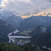 Der Ausblick vom Truoi da Thep auf dem Rückweg