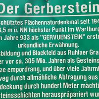 (inhaltlich umstrittenes) Schild am Gerberstein - NEIN er ist nicht der höchste Berg im WAK ! Der Rest stimmt.