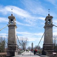 Kabelhängebrücke in Langenargen