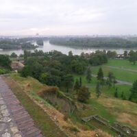 Zusammenfluss von Save und Donau, Belgrad