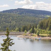 Staumauer Müllers an der Staumauer Boots und Fahrradverleih