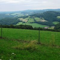 Ausblick vom Schutzhaus Richtung Nordost