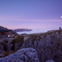 [ Dolomiten, Rosengarten ] | Tag 5 | Vollmond schauen bei der Santnerpasshütte