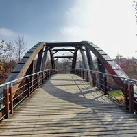 Brücke bei Kilometer 6 des Kanals