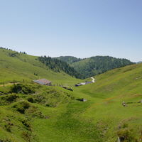 die Gerstbergalm unter uns