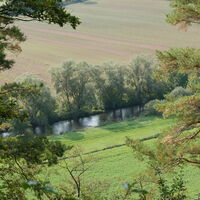 Blick auf die Diemel vom Schwiemelkopf