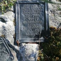 Viel besuchtes Bergsteiger Grab