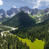 Drohnenaufnahme Eppzirler Tal
