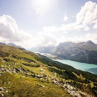 Blick auf die Seenlandschaft