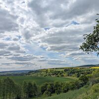 Ausblick Talbrücke Kuventhal, VitalWeg 3, Bank, Weg, Rundweg