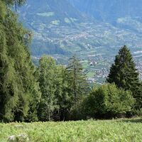 Ausblick am Abstiegsweg