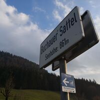 ...bis wir den Buchauer Sattel erreichen