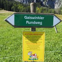 Wegweiser Gaiswinkler Rundweg