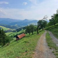Aufstieg Rückblick