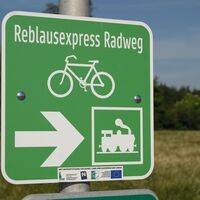 Beschilderung Reblausexpress Radweg