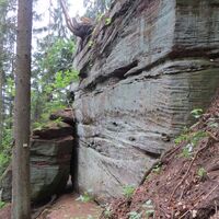 Das Massiv des Stubenfelsen