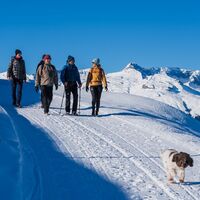 Unter dem Piz Mundaun hindurch in Richtung Bündner Rigi