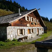 Die obere Spora Alpe (1.753 m) in der nähe der Lindauer Hütte