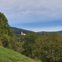 Ausblick auf St. Anna bei Pöllau im Hartbergerland in der Oststeiermark