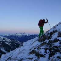 es geht hoch zum Moarkogel