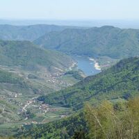 Blick über dem Spitzer Graben in die Wachau
