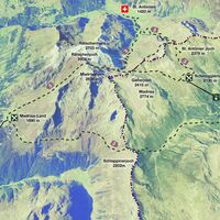 Madrisa Runtour 3-tägig Übersichtskarte