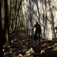 Ein Abschnitt des Weges in der Nähe von Bocca di Tovo