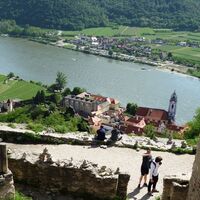 Ruine Dürnstein Tiefblick Dürnstein