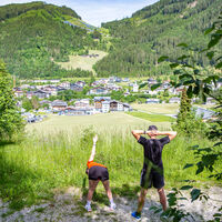 Dehnübungen über Flachau