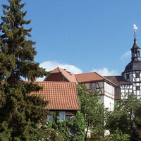 An der Kirche in Gerstungen