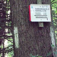 Salzgitter-Salder, Hinweisschild Wanderweg 23