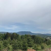 Ausblick auf den Schöckl, Oststeiermark