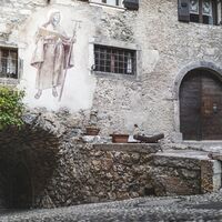 Das mittelalterliche Dorf Canale di Tenno