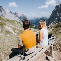 Rast am Scharnitzjoch