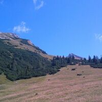 Aufstieg zum Kreuzkogel