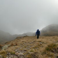 der Nebel wird im oberen Bereich immer dichter...