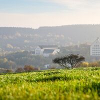Blick auf die Stadt Altenberg