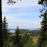 Ausblick vom Burgberg Tenhola