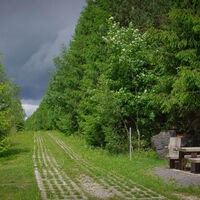 Kollonnenweg an der Zonengrnze