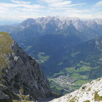Links der Hühnerkrall, gegenüber der Hochkönig