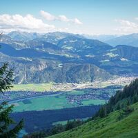 Blick ins Tal Voldöpper Spitze ab Brandenberg