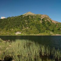 Colbricon See und Hütte