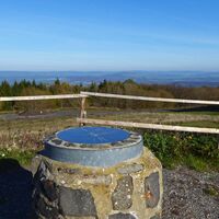 Fernsicht in Richtung Thüringer Wald
