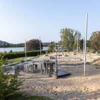 Wasserspielplatz im Seegarten am Losheimer Stausee