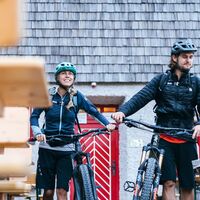 Wolayerseehütte - ein Ziel für Biker