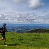 Aussicht nach Westen – Auf dem Rücken des Schwyberg Trailrun