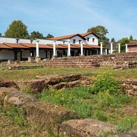 Am Römermuseum Homburg-Schwarzenacker vorbei