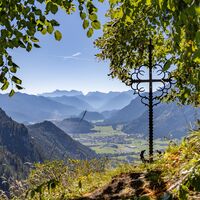 Blick vom Falkenstein zur Zugspitze