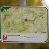 Mini-Infotafel Löwentrail Reußenstein-Runde