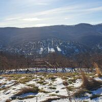 Blick nach Weidling, Kahlenberg etc.